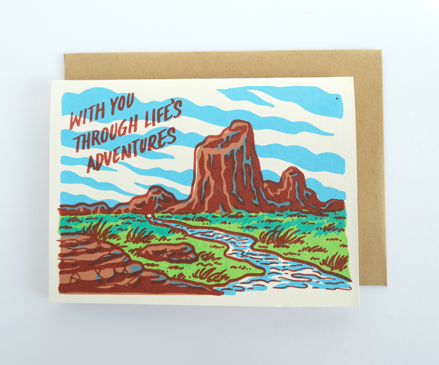 With You Through Life's Adventures Card