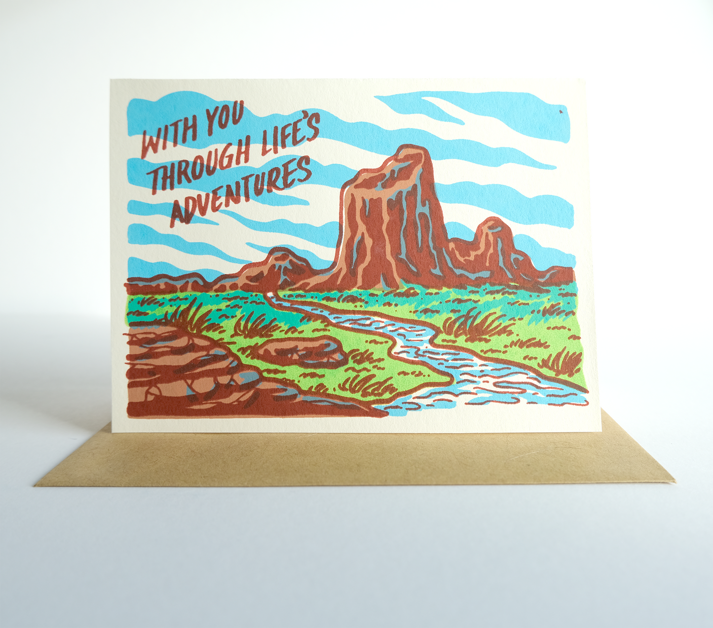 With You Through Life's Adventures Card