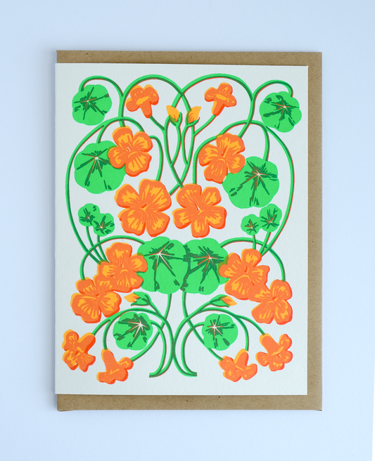 Nasturtiums Card