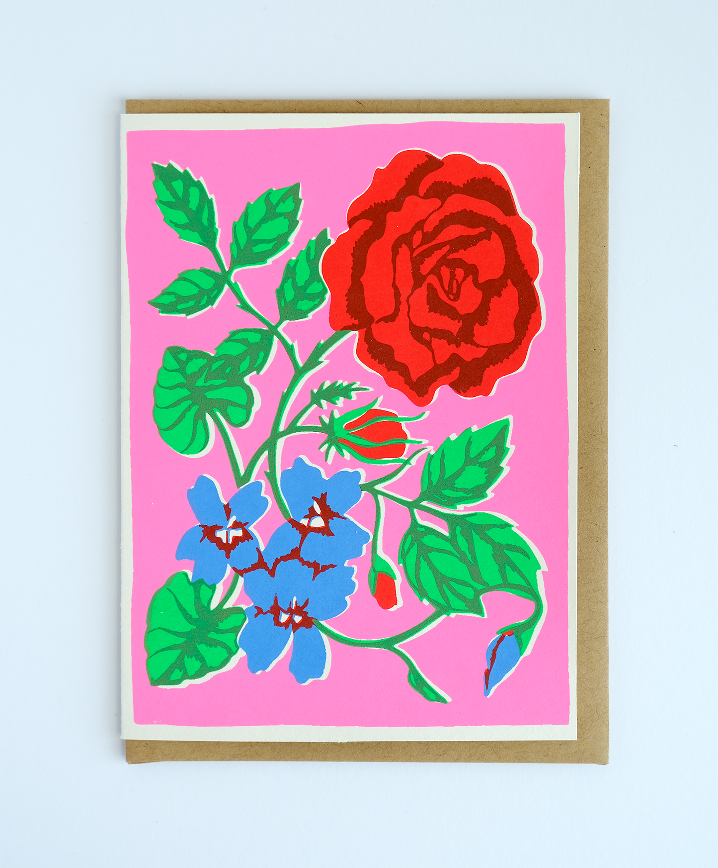 Roses & Violets Card