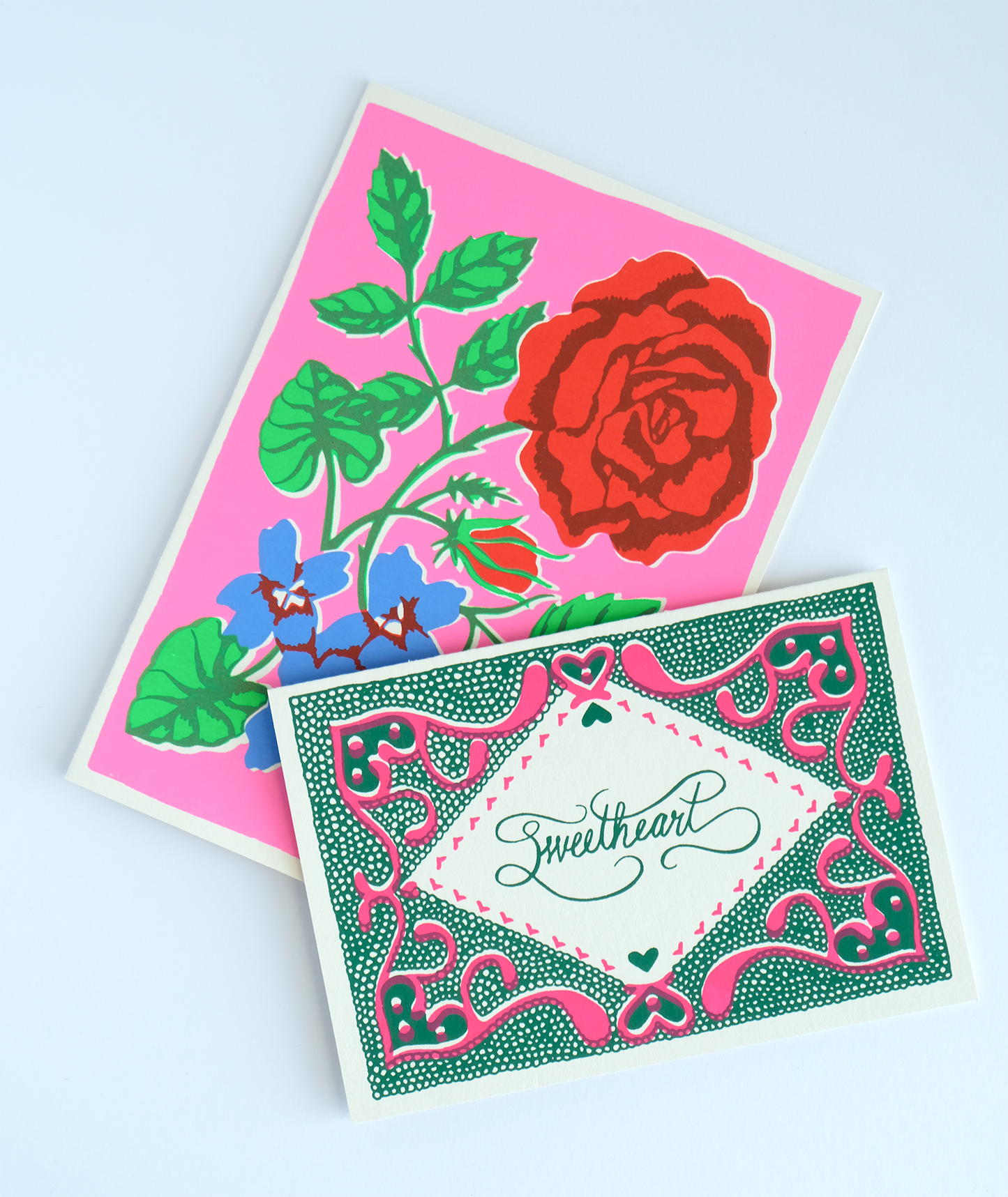 Roses & Violets Card